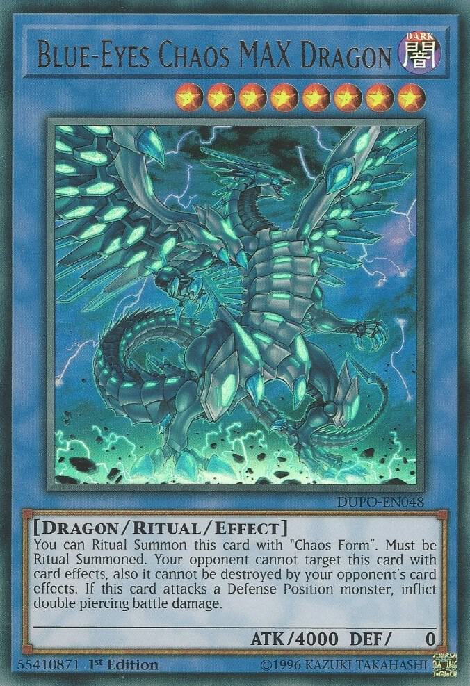 Blue-Eyes Chaos MAX Dragon [DUPO-EN048] Ultra Rare