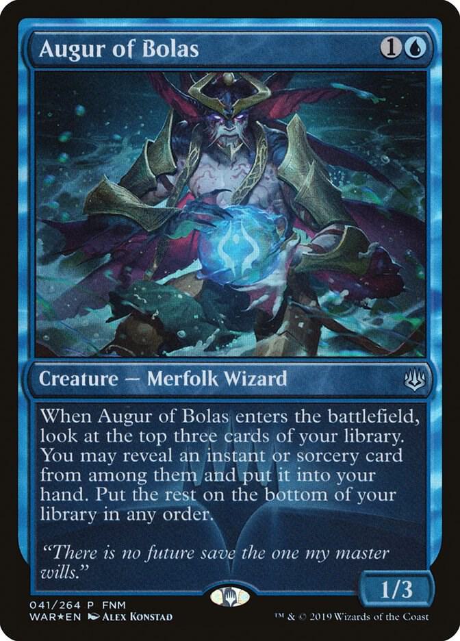 Augur of Bolas (FNM) [War of the Spark Promos]