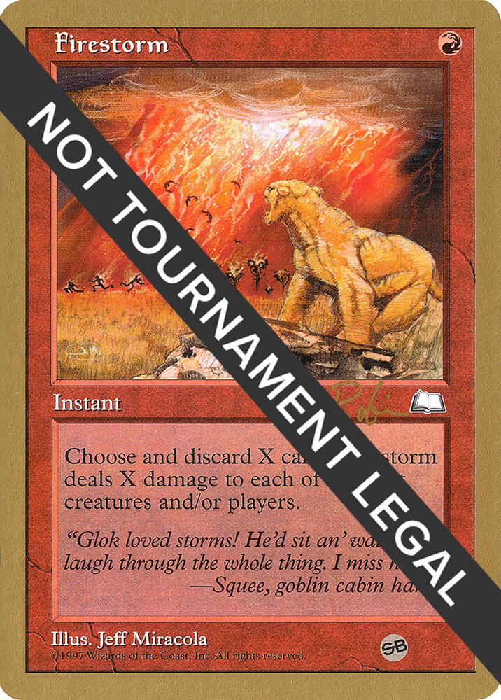 Firestorm (Ben Rubin) (SB) [World Championship Decks 1998]