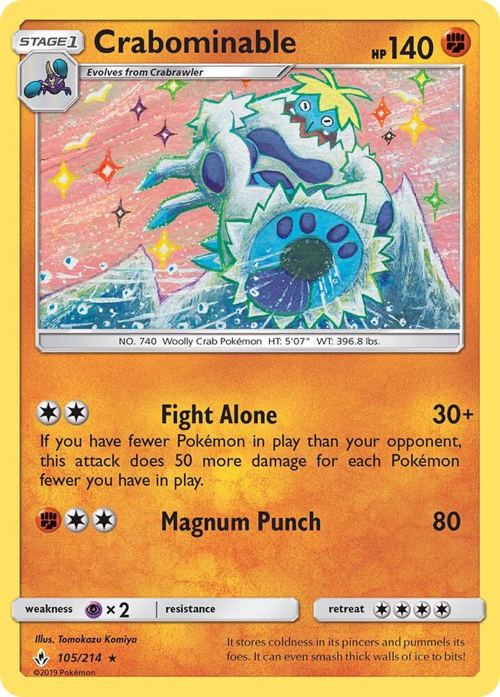 Crabominable (105/214) [Sun & Moon: Unbroken Bonds]