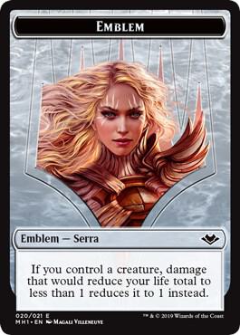 Serra the Benevolent Emblem [Modern Horizons Tokens]