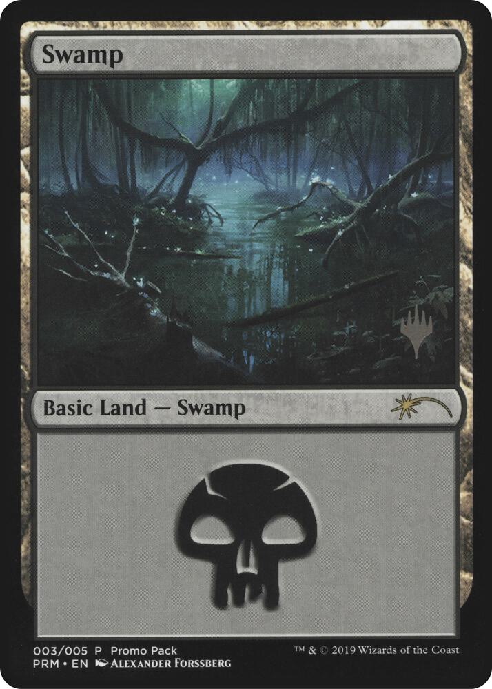 Swamp (3) [Core Set 2020 Promo Pack]