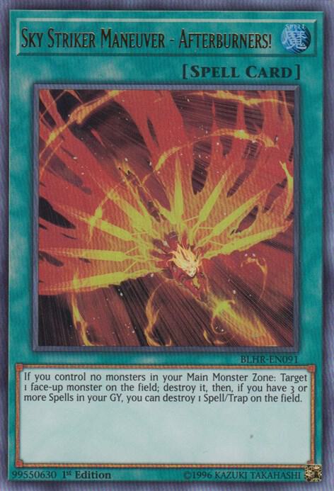 Sky Striker Maneuver - Afterburners! [BLHR-EN091] Ultra Rare