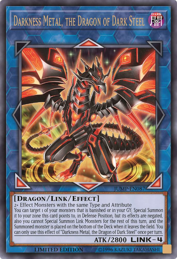 Darkness Metal, the Dragon of Dark Steel [JUMP-EN087] Ultra Rare