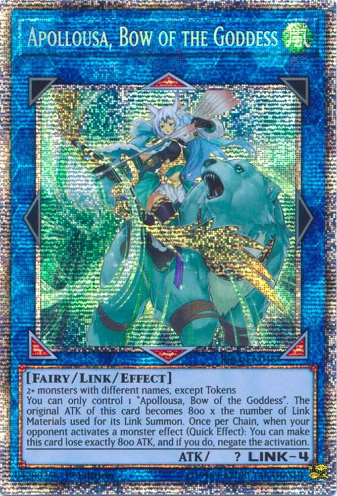 Apollousa, Bow of the Goddess [RIRA-EN048] Starlight Rare