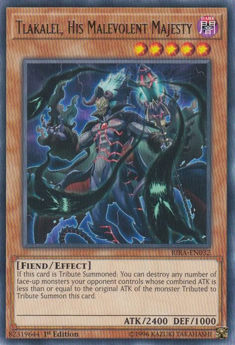 Tlakalel, His Malevolent Majesty [RIRA-ENSP1] Ultra Rare