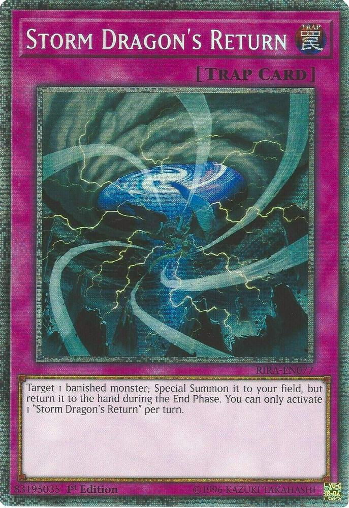 Storm Dragon's Return [RIRA-EN077] Starlight Rare