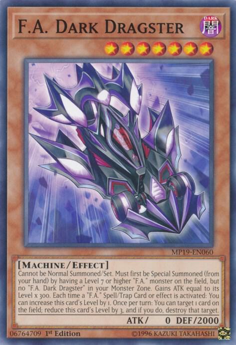 F.A. Dark Dragster [MP19-EN060] Common