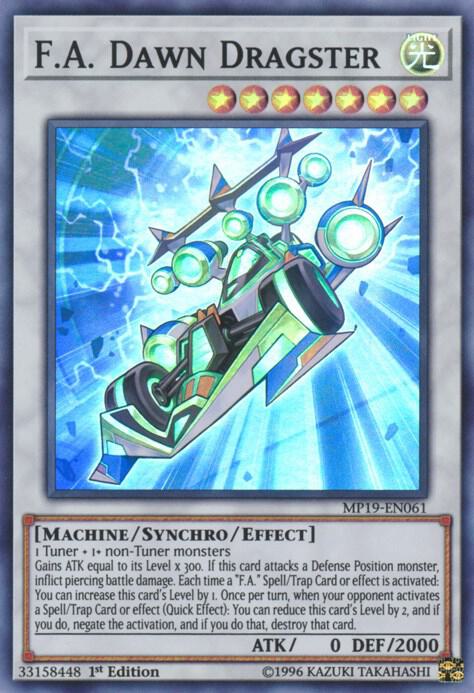 F.A. Dawn Dragster [MP19-EN061] Super Rare
