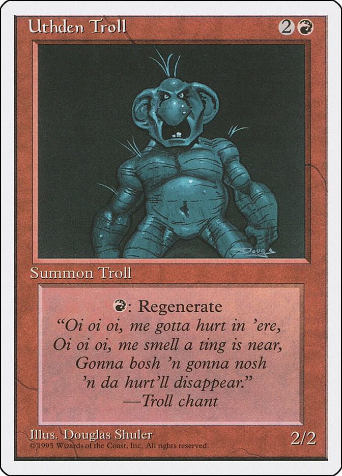 Uthden Troll [Fourth Edition]