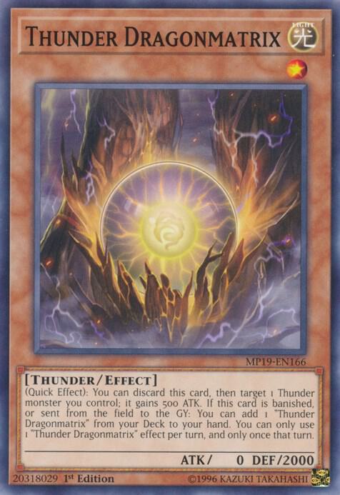 Thunder Dragonmatrix [MP19-EN166] Common
