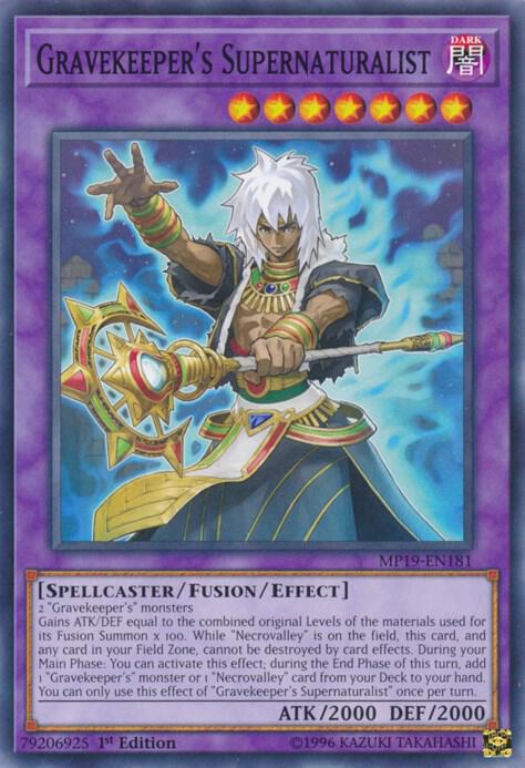 Gravekeeper's Supernaturalist [MP19-EN181] Common