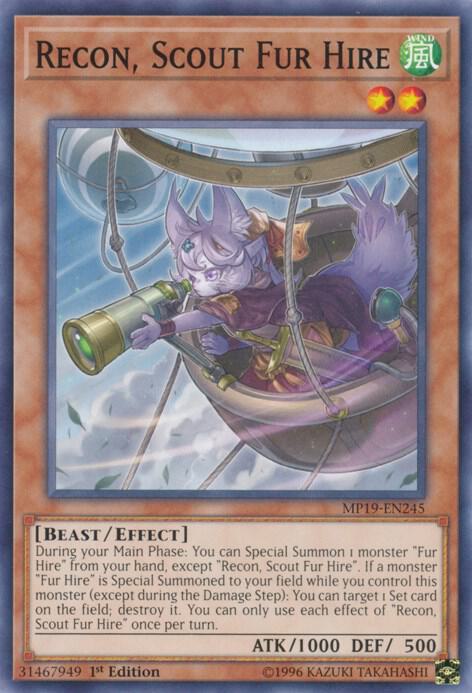 Recon, Scout Fur Hire [MP19-EN245] Common