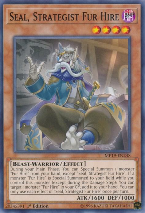 Seal, Strategist Fur Hire [MP19-EN248] Common