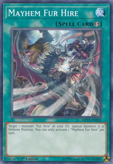 Mayhem Fur Hire [MP19-EN255] Common