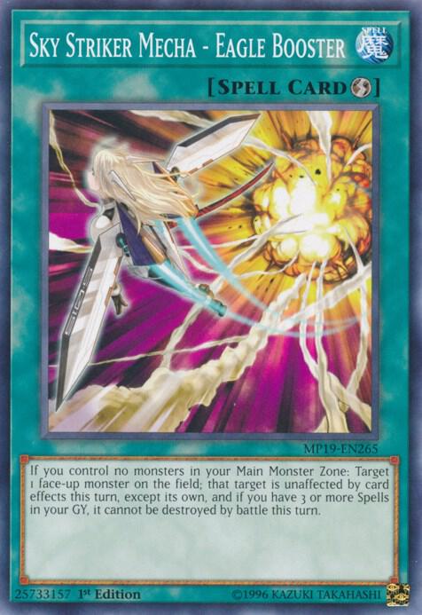 Sky Striker Mecha - Eagle Booster [MP19-EN265] Common