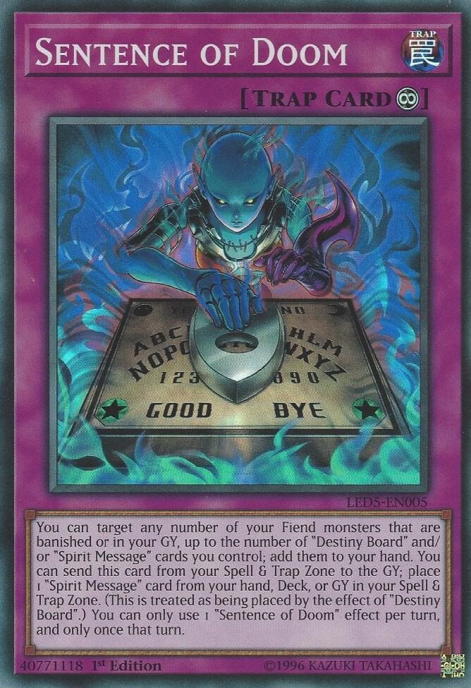 Sentence of Doom [LED5-EN005] Super Rare