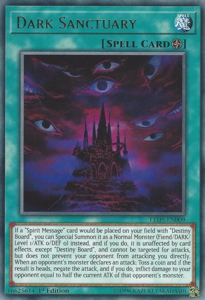 Dark Sanctuary [LED5-EN009] Rare