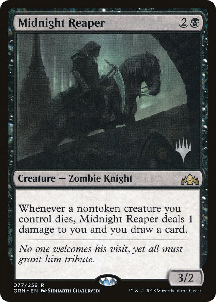 Midnight Reaper (Promo Pack) [Guilds of Ravnica Promos]