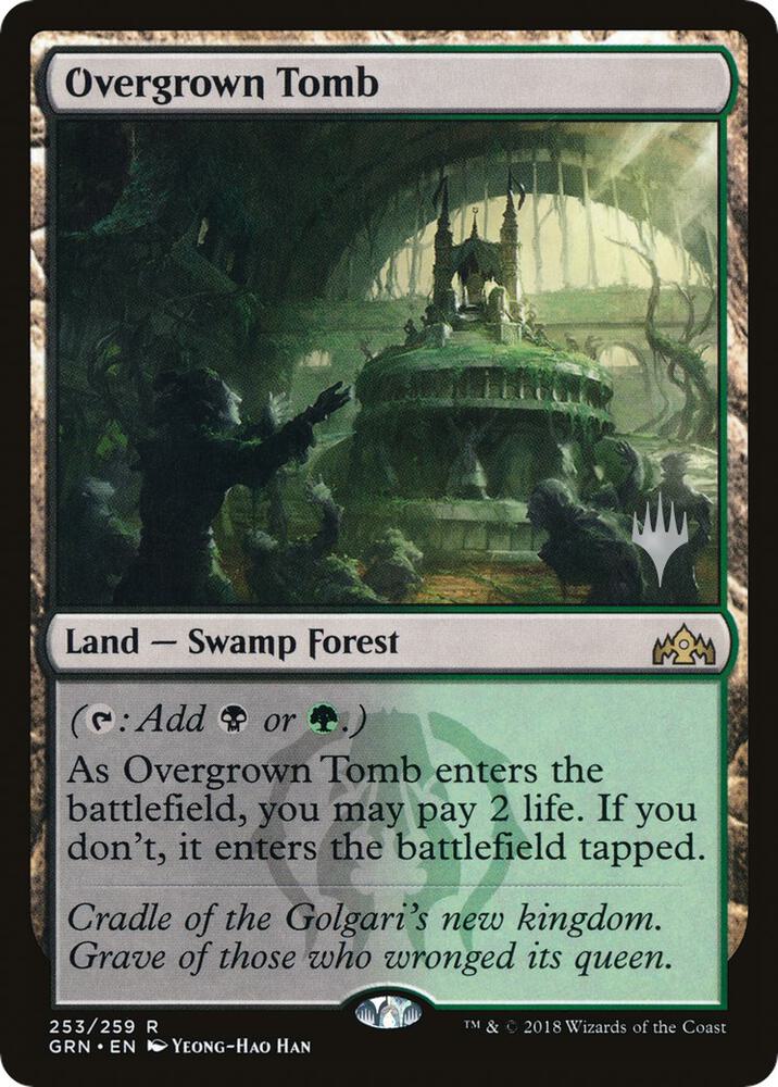 Overgrown Tomb (Promo Pack) [Guilds of Ravnica Promos]
