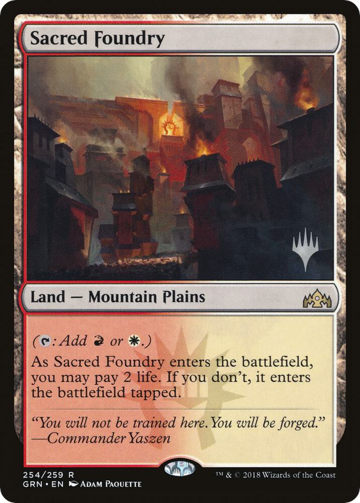 Sacred Foundry (Promo Pack) [Guilds of Ravnica Promos]