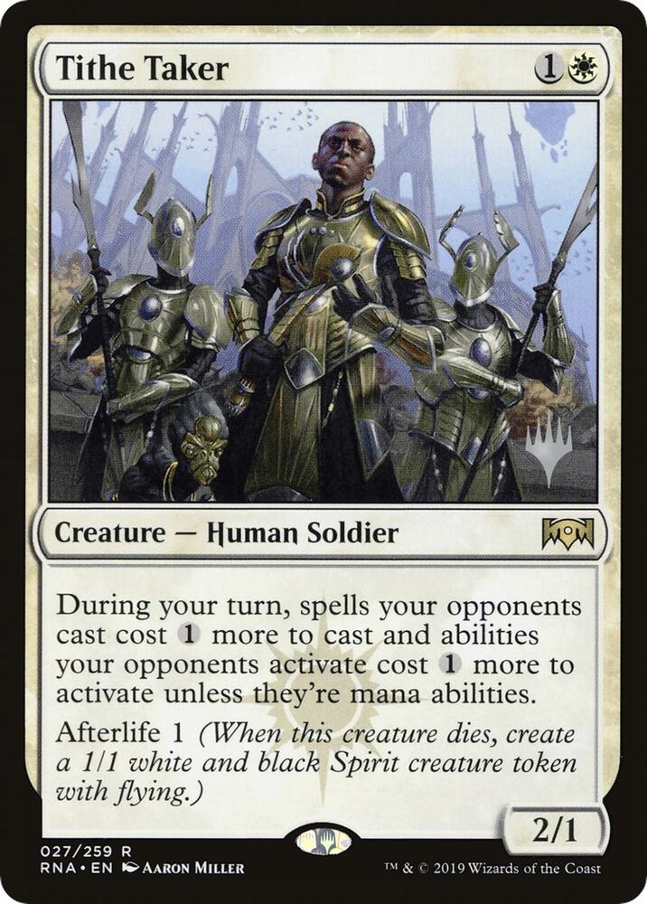 Tithe Taker (Promo Pack) [Ravnica Allegiance Promos]
