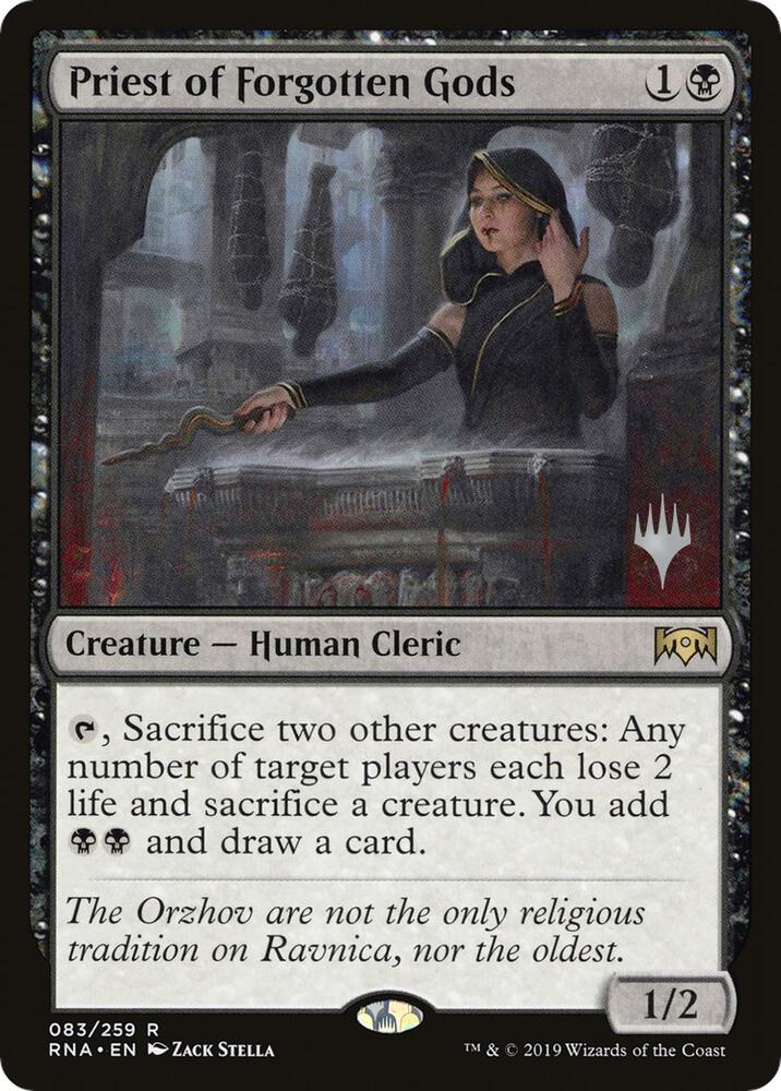 Priest of Forgotten Gods (Promo Pack) [Ravnica Allegiance Promos]