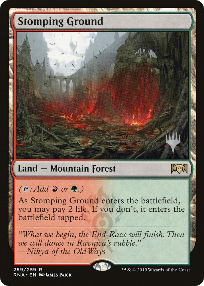 Stomping Ground (Promo Pack) [Ravnica Allegiance Promos]