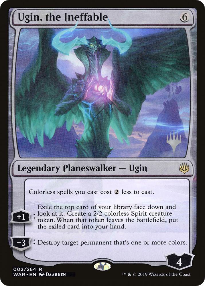 Ugin, the Ineffable (Promo Pack) [War of the Spark Promos]