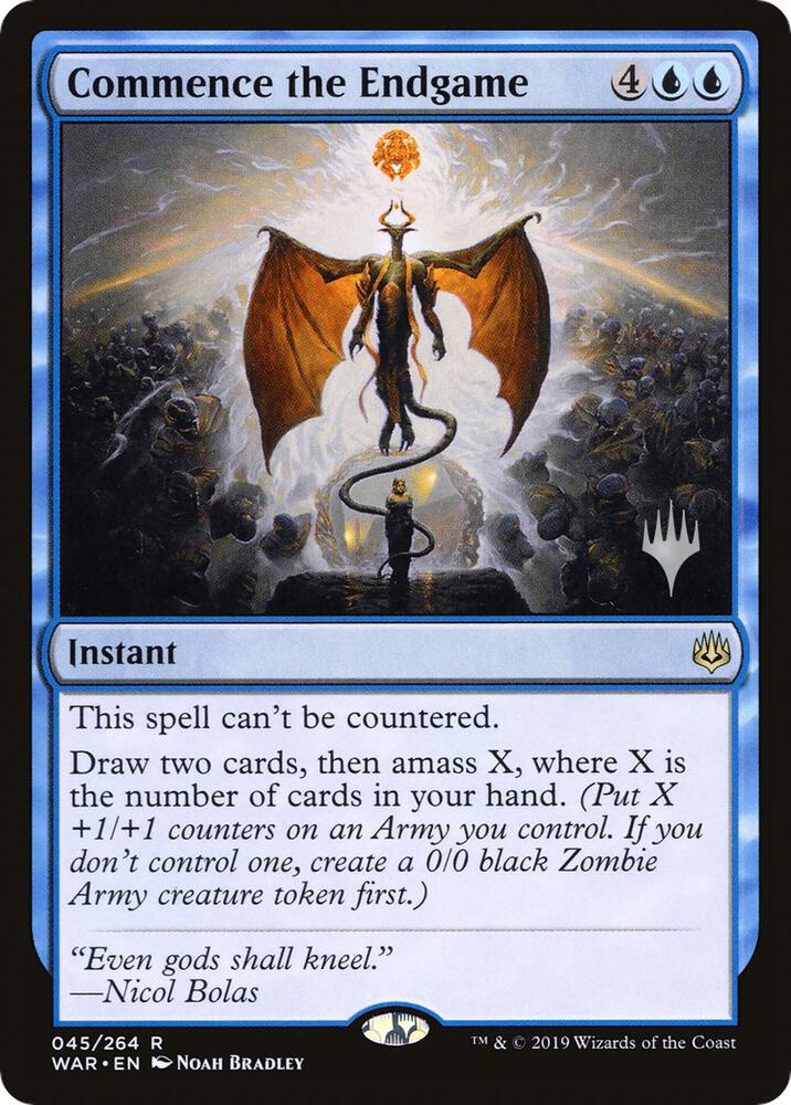 Commence the Endgame (Promo Pack) [War of the Spark Promos]
