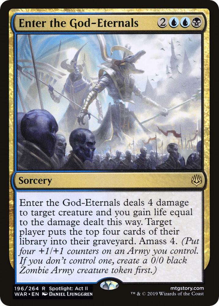 Enter the God-Eternals (Promo Pack) [War of the Spark Promos]