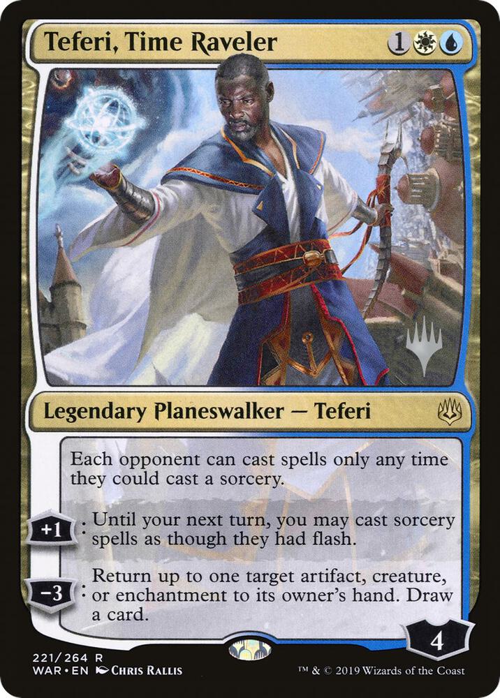 Teferi, Time Raveler (Promo Pack) [War of the Spark Promos]