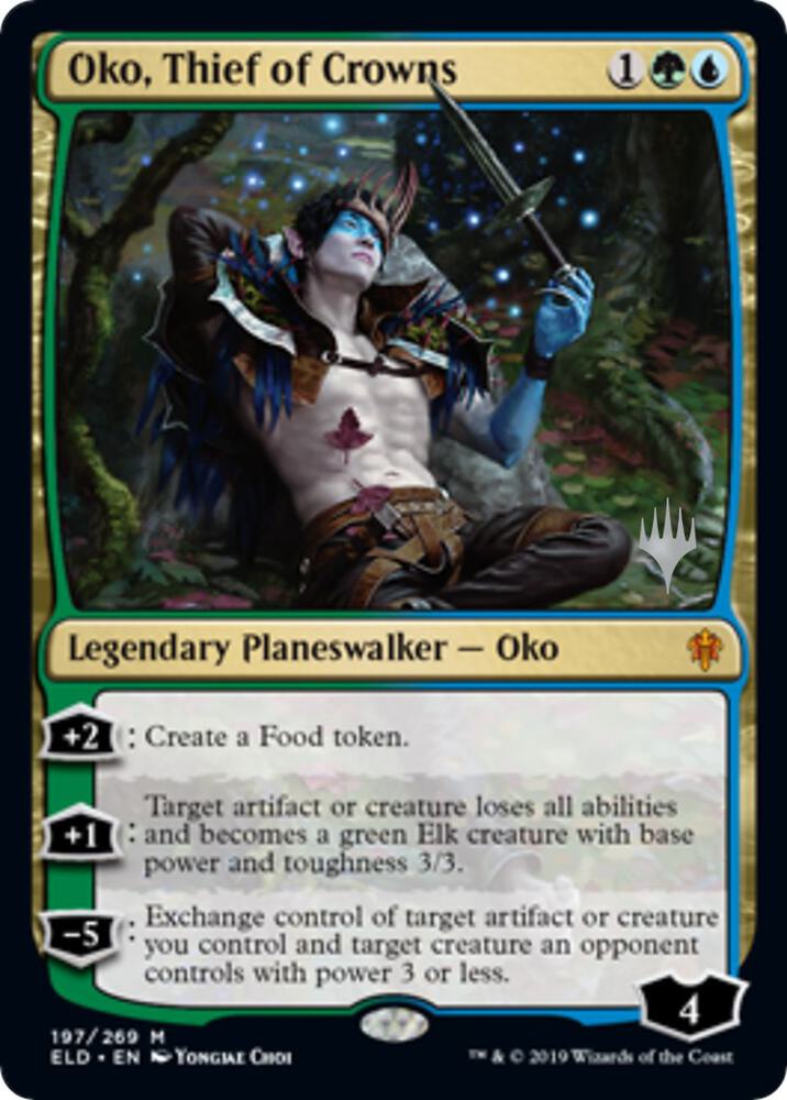 Oko, Thief of Crowns (Promo Pack) [Throne of Eldraine Promos]