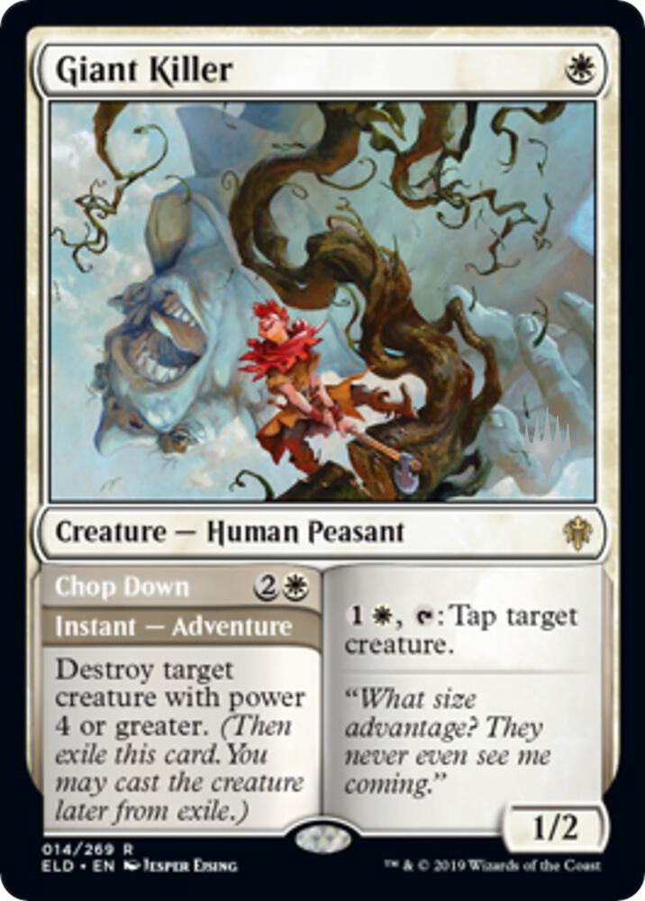 Giant Killer // Chop Down (Promo Pack) [Throne of Eldraine Promos]
