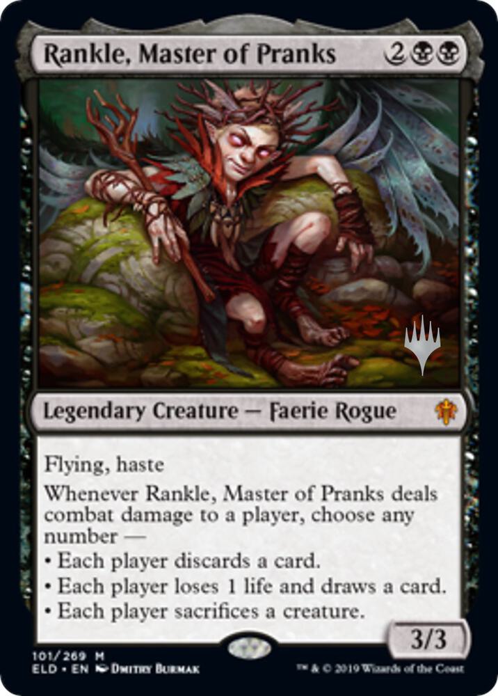 Rankle, Master of Pranks (Promo Pack) [Throne of Eldraine Promos]