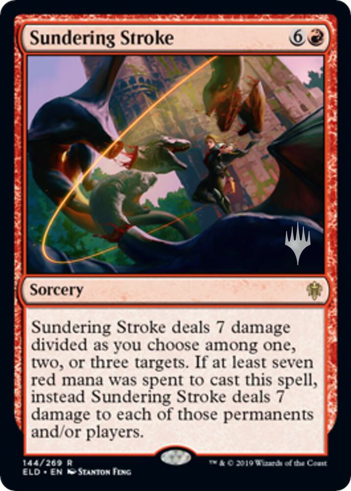 Sundering Stroke (Promo Pack) [Throne of Eldraine Promos]