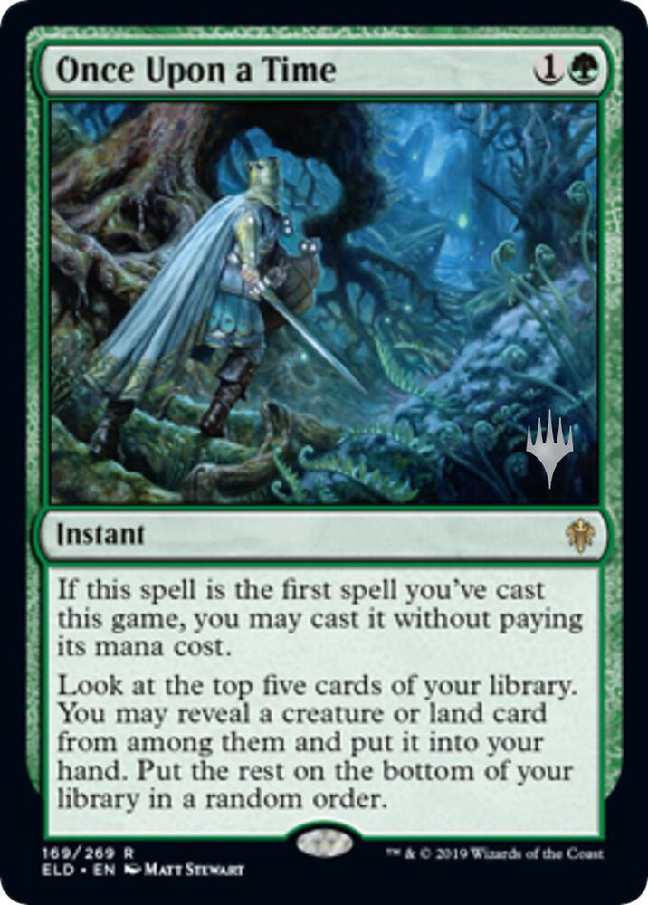 Once Upon a Time (Promo Pack) [Throne of Eldraine Promos]