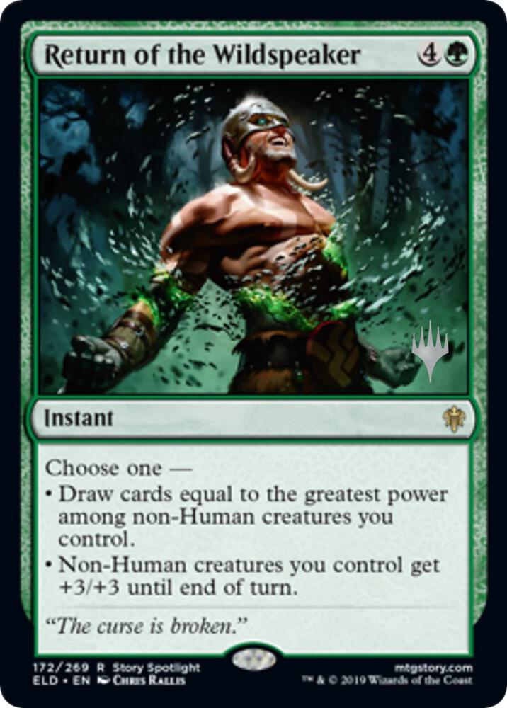 Return of the Wildspeaker (Promo Pack) [Throne of Eldraine Promos]