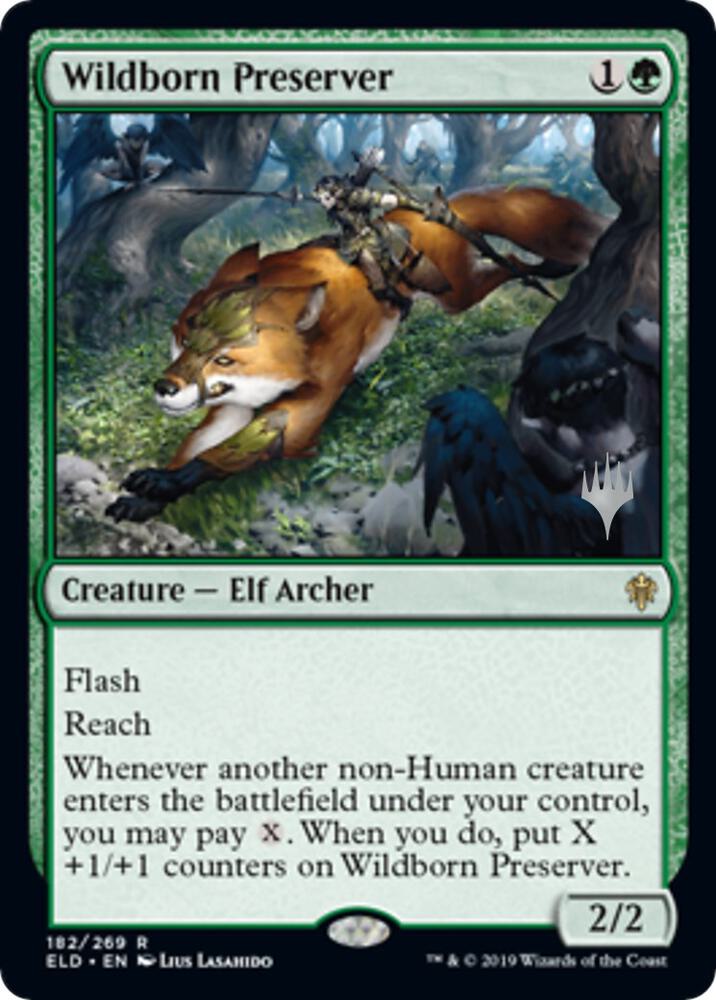 Wildborn Preserver (Promo Pack) [Throne of Eldraine Promos]