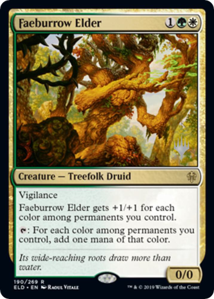 Faeburrow Elder (Promo Pack) [Throne of Eldraine Promos]