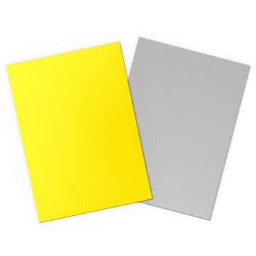 Dragon Shield: Standard 100ct Sleeves - Yellow & Silver (Dual Matte)