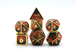 Solid Metal Behemoth Dice set
