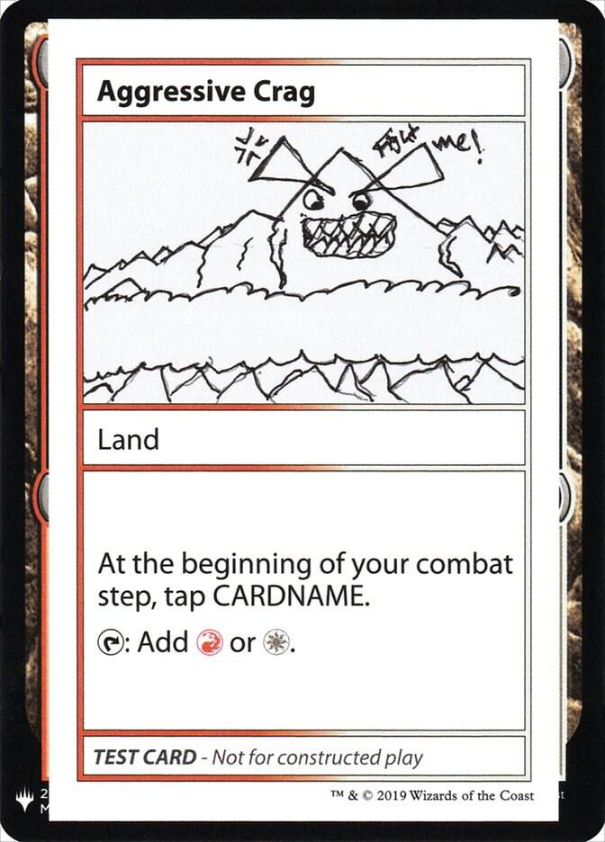 Aggressive Crag [Mystery Booster Playtest Cards]
