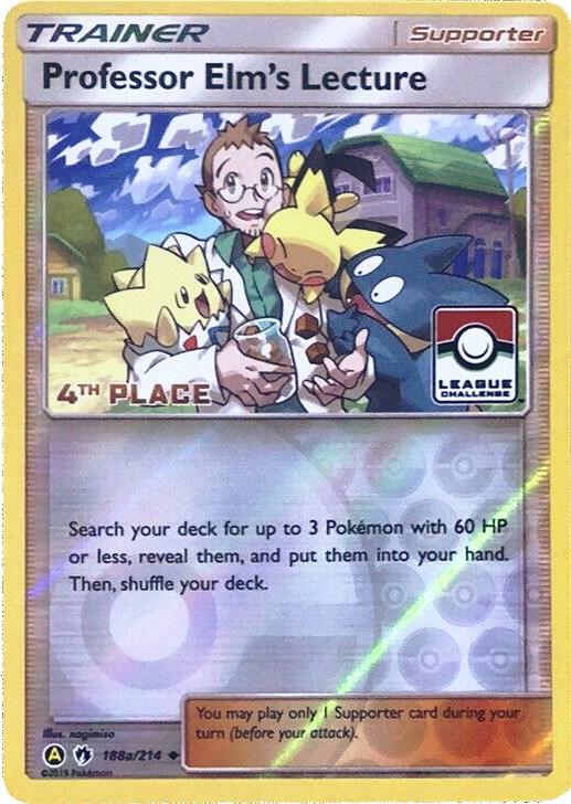 Professor Elms Lecture (188a/214) (League Promo 4th Place) [Sun & Moon: Lost Thunder]