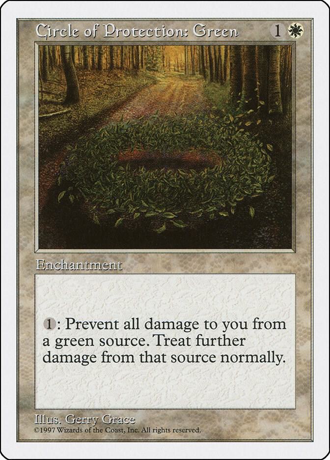 Circle of Protection: Green [Fifth Edition]