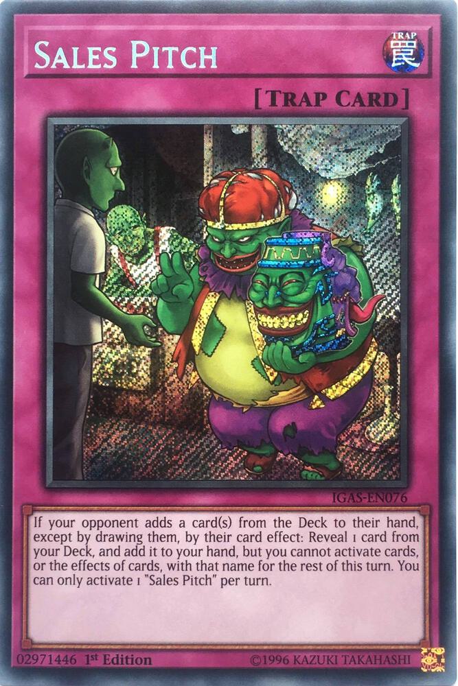 Sales Pitch [IGAS-EN076] Secret Rare