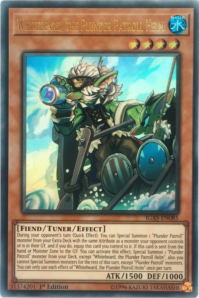 Whitebeard, the Plunder Patroll Helm [IGAS-EN085] Ultra Rare