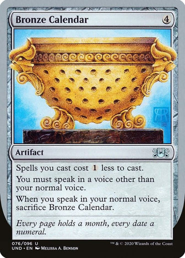 Bronze Calendar [Unsanctioned]
