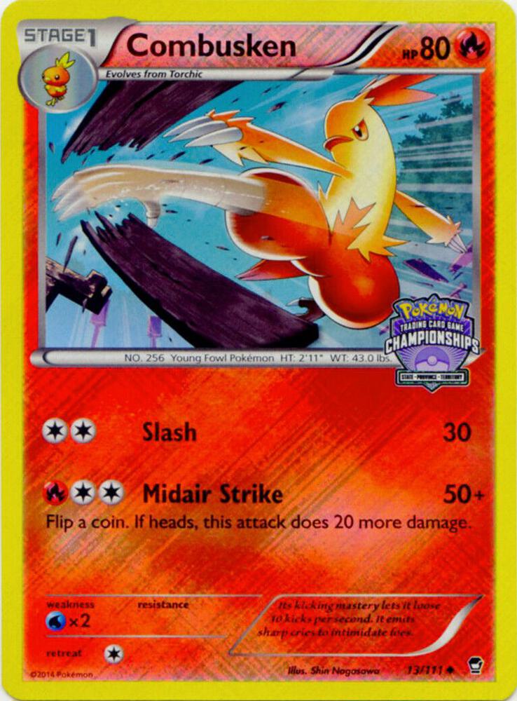 Combusken (13/111) (States Championship Promo) [XY: Furious Fists]