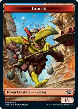 Goblin // Giant Teddy Bear Double-Sided Token [Unsanctioned Tokens]